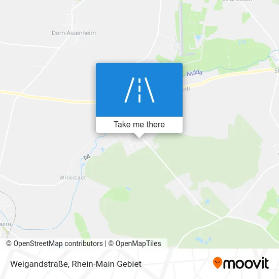 Карта Weigandstraße