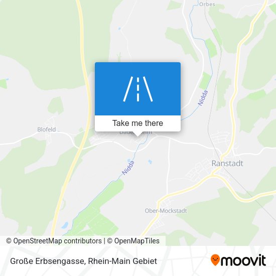 Große Erbsengasse map