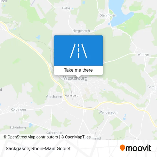 Карта Sackgasse