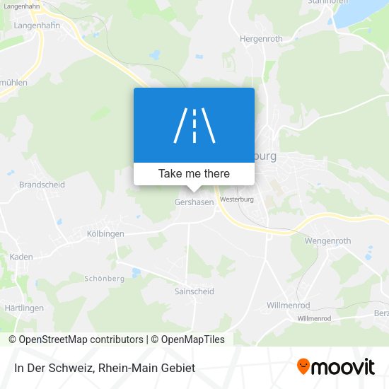 In Der Schweiz map