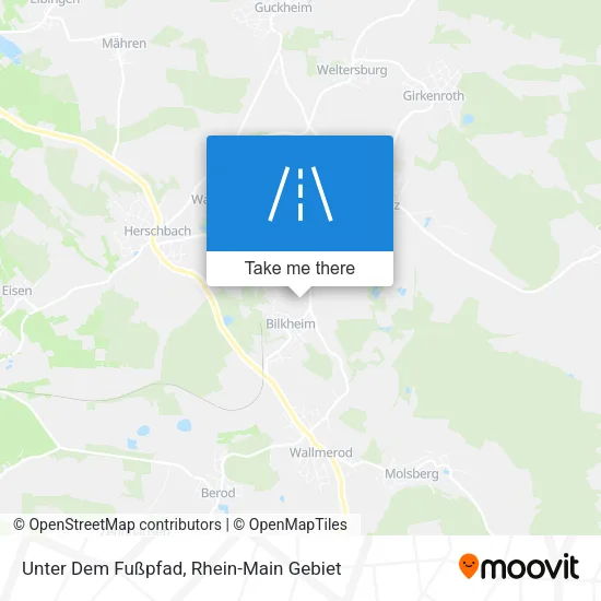 Карта Unter Dem Fußpfad