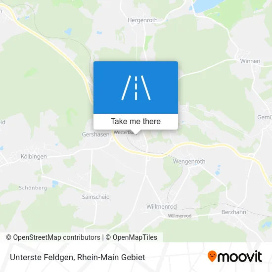 Карта Unterste Feldgen