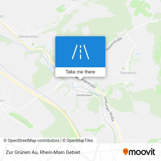 Zur Grünen Au map