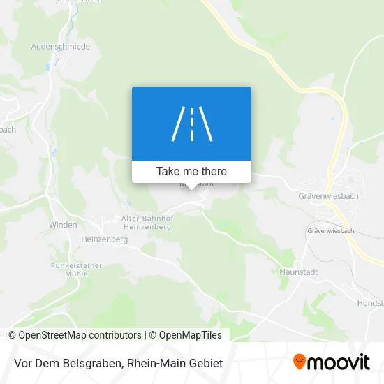 Карта Vor Dem Belsgraben