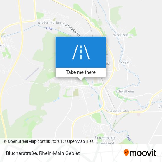 Blücherstraße map