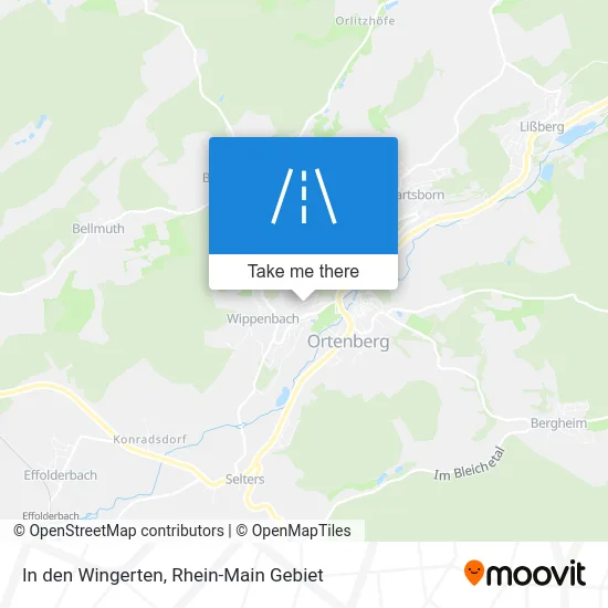 In den Wingerten map