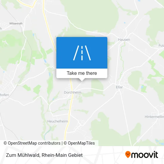 Карта Zum Mühlwald
