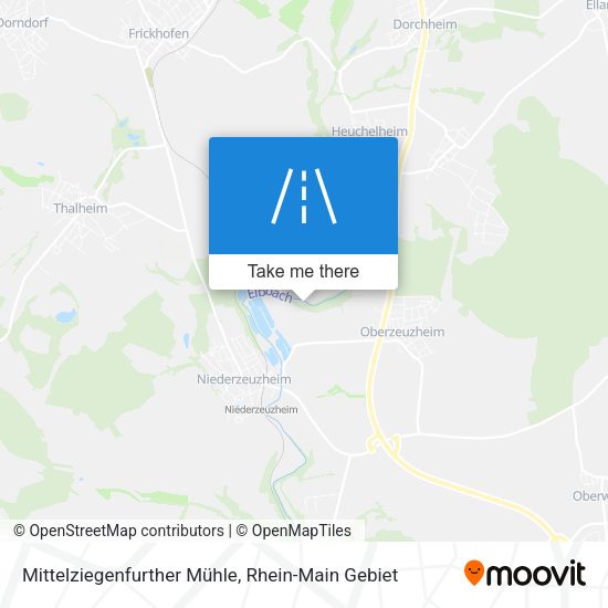Mittelziegenfurther Mühle map