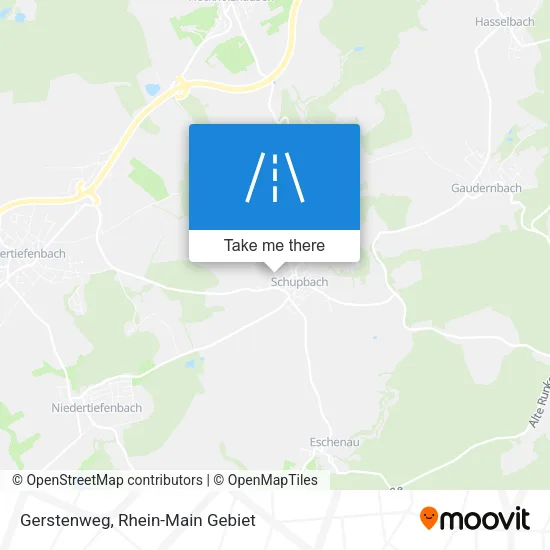 Карта Gerstenweg