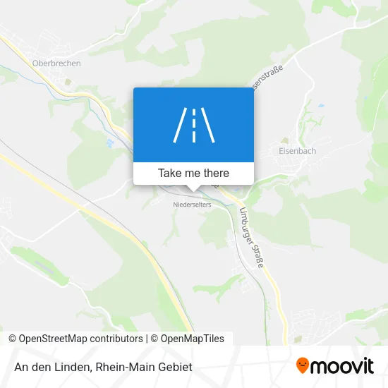 Карта An den Linden