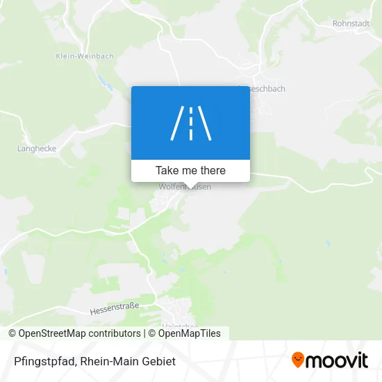 Карта Pfingstpfad