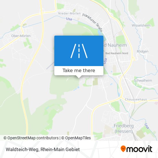 Waldteich-Weg map