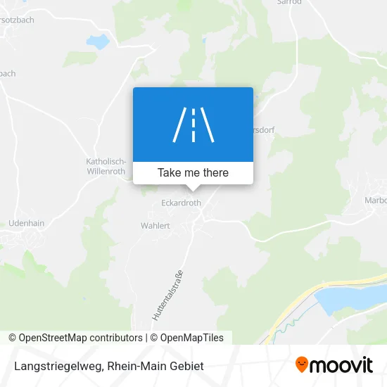 Карта Langstriegelweg