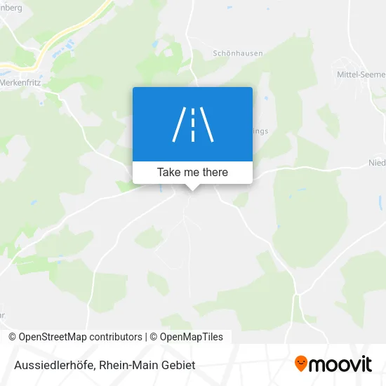 Карта Aussiedlerhöfe