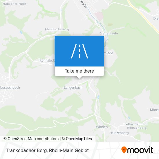 Tränkebacher Berg map