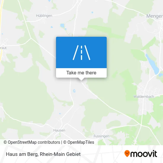 Карта Haus am Berg