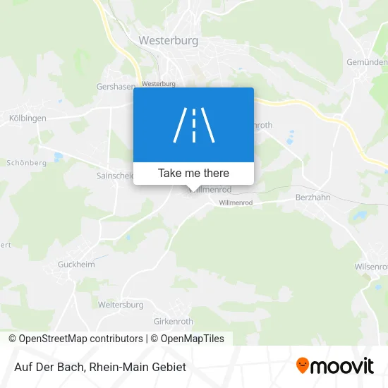 Карта Auf Der Bach