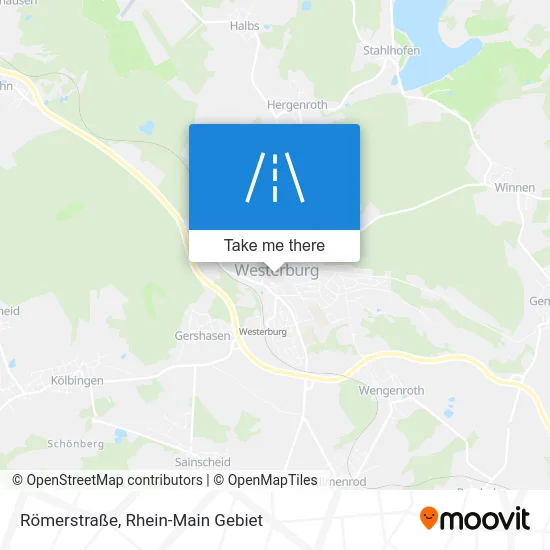Карта Römerstraße