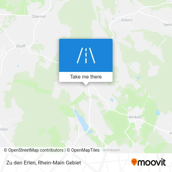 Карта Zu den Erlen