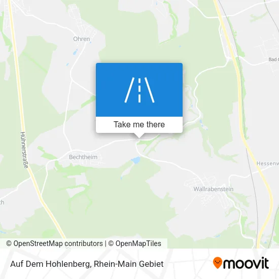 Карта Auf Dem Hohlenberg