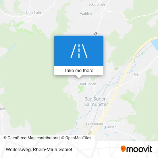 Карта Weilersweg