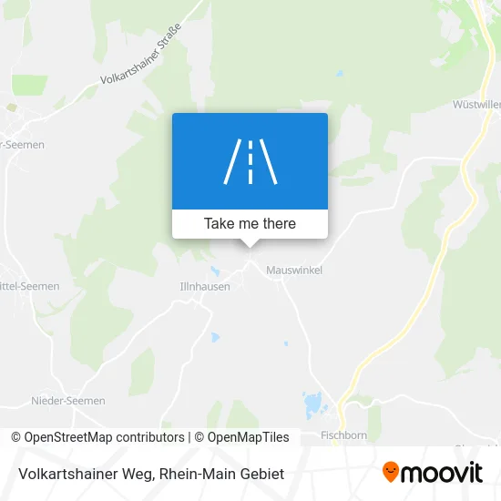 Карта Volkartshainer Weg
