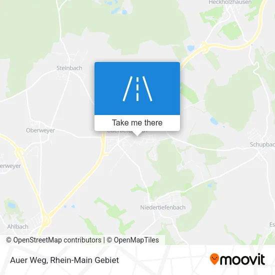 Карта Auer Weg