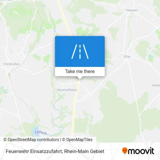Карта Feuerwehr Einsatzzufahrt