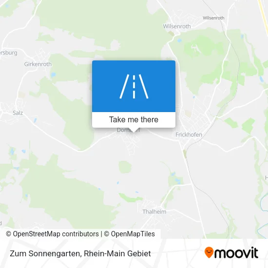 Карта Zum Sonnengarten