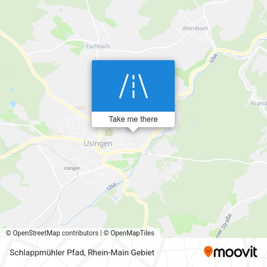 Schlappmühler Pfad map