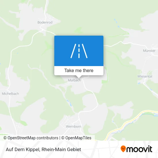 Карта Auf Dem Kippel