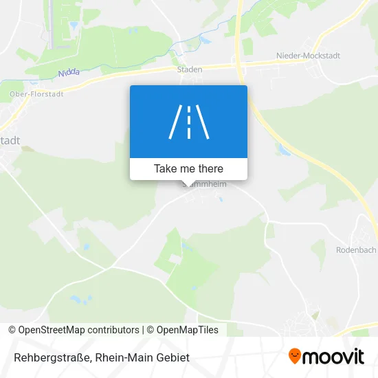 Карта Rehbergstraße