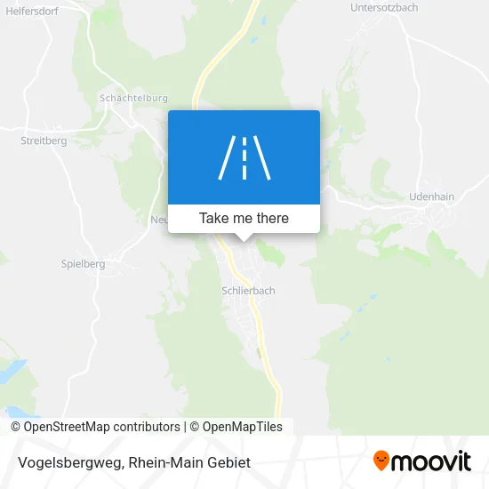 Карта Vogelsbergweg