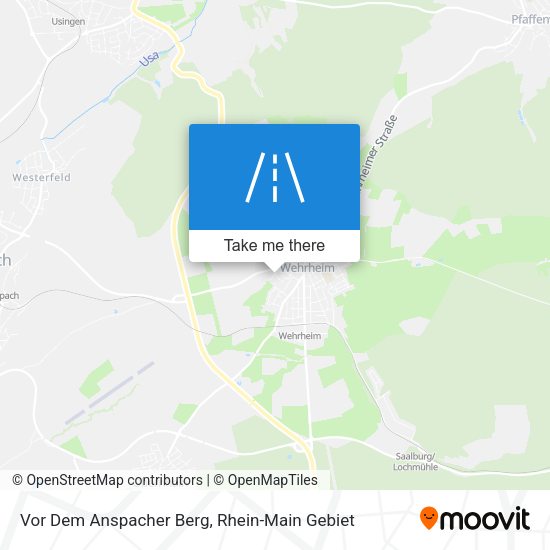 Карта Vor Dem Anspacher Berg