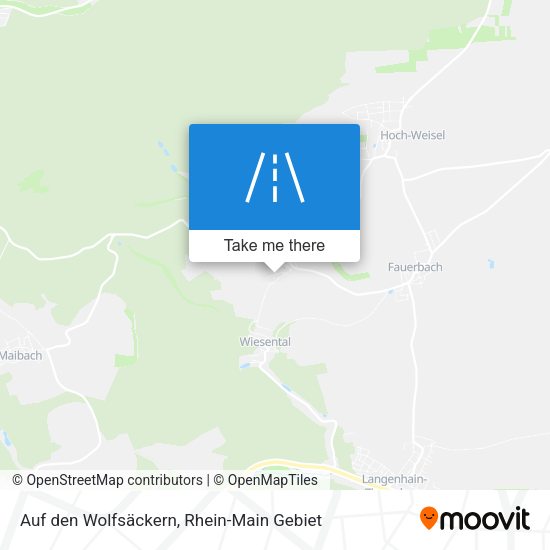 Auf den Wolfsäckern map