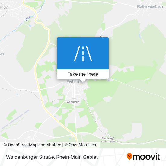 Waldenburger Straße map