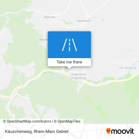 Карта Käuzchenweg
