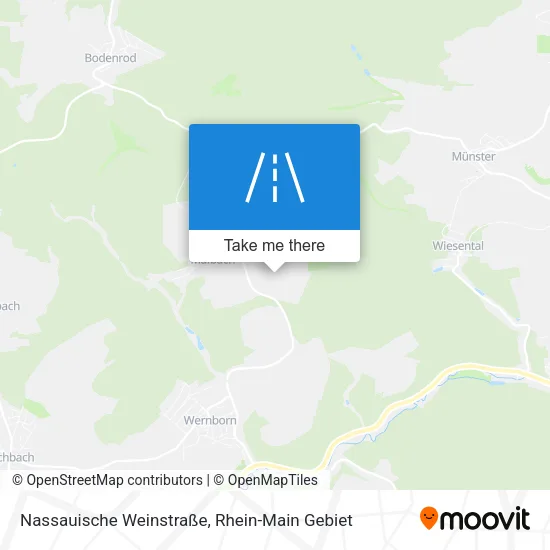 Карта Nassauische Weinstraße