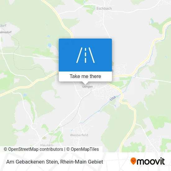 Am Gebackenen Stein map