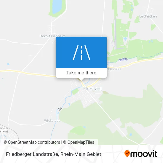 Friedberger Landstraße map
