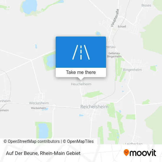 Карта Auf Der Beune