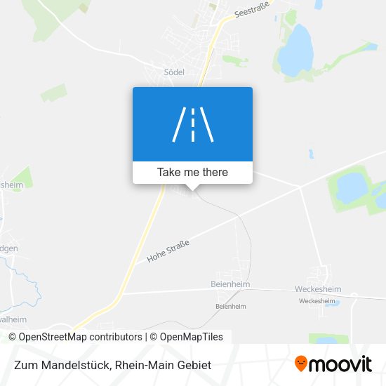 Карта Zum Mandelstück