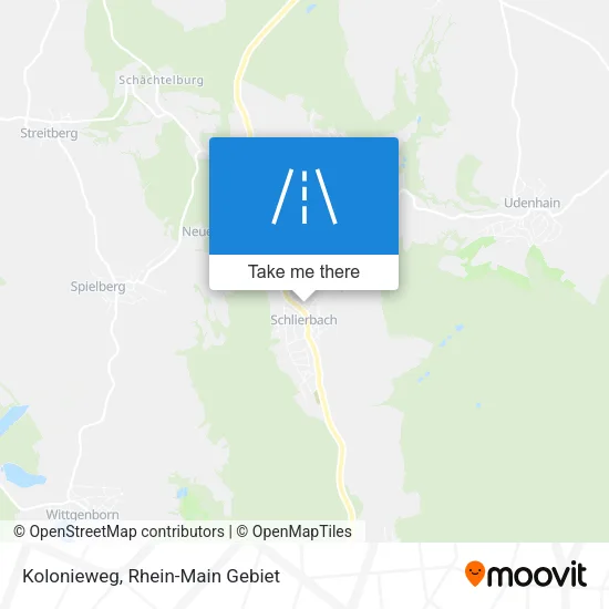 Карта Kolonieweg