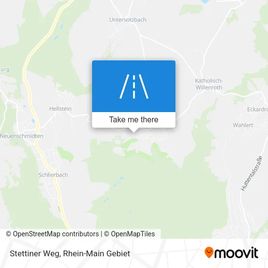 Карта Stettiner Weg