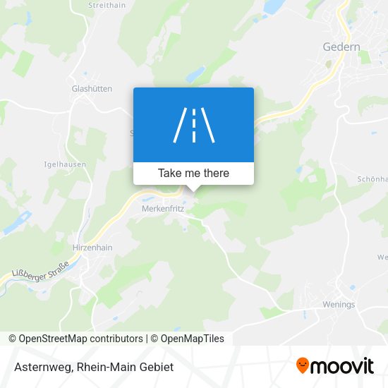 Карта Asternweg