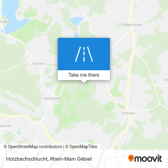 Карта Holzbachschlucht