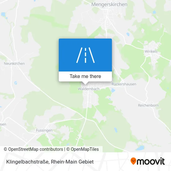 Карта Klingelbachstraße