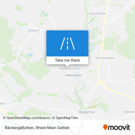 Bäckergäßchen map