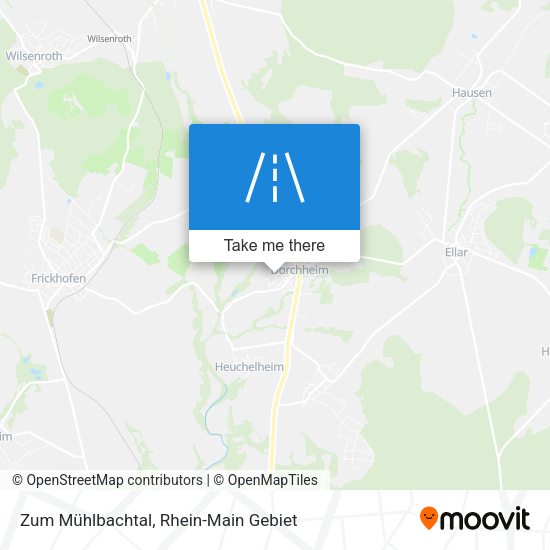 Карта Zum Mühlbachtal