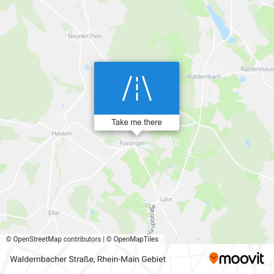 Waldernbacher Straße map